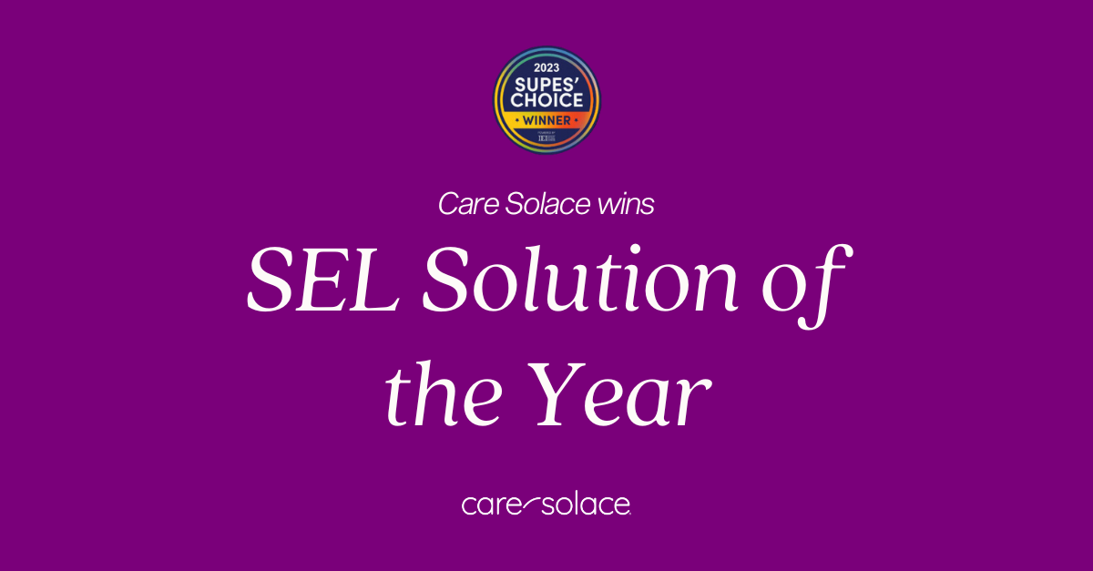 Care Solace Wins SEL Solution of the Year